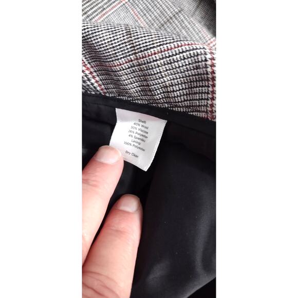 Talbots Heritage Wide Leg Womens Gray Wool Blend Trouser Pant Size 10 - Picture 5 of 14